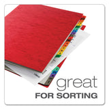Pendaflex® Expanding Desk File, 23 Dividers, Alpha Index, Letter Size, Red Cover (PFX11017) Each