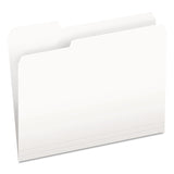 Pendaflex® Colored File Folders, 1/3-Cut Tabs: Assorted, Letter Size, White, 100/Box (PFX15213WHI) Box of 100