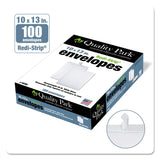 Quality Park™ Redi-Strip Catalog Envelope, #13 1/2, Cheese Blade Flap, Redi-Strip Adhesive Closure, 10 x 13, White, 100/Box (QUA44782) Box of 100