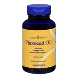 Foster & Thrive™ Dietary Supplement Flaxseed Oil 1,000 mg Strength Softgel 100 per Bottle (1238891_BT) 1/BT