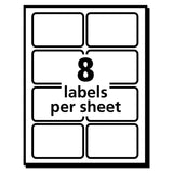 Avery® EcoFriendly Adhesive Name Badge Labels, 3.38 x 2.33, White, 400/Box (AVE45395) Box of 400