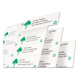Avery® EcoFriendly Mailing Labels, Inkjet/Laser Printers, 1 x 2.63, White, 30/Sheet, 100 Sheets/Pack (AVE48460) Box of 3000