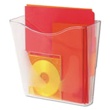 deflecto® Euro-Style DocuPocket Portrait Wall File, A4/Legal/Letter/Magazine/Portfolio Size, 10.25" x 4" x 10", Clear (DEF63001) Each