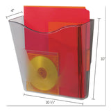 deflecto® Euro-Style DocuPocket Portrait Wall File, A4/Legal/Letter/Magazines/Portfolio Size, 10.25" x 4" x 10", Smoke (DEF63002) Each