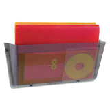 deflecto® Unbreakable DocuPocket Wall File, Legal Size, 17.5" x 3" x 6.5", Smoke (DEF64302) Each