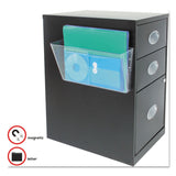 deflecto® Magnetic DocuPocket Wall File, Letter Size, 13" x 4" x 7", Clear (DEF73101) Each