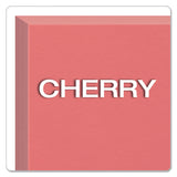 Oxford™ Unruled Index Cards, 3 x 5, Cherry, 100/Pack (OXF7320CHE) Pack of 100