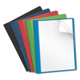 Oxford™ Clear Front Standard Grade Report Cover, Three-Prong Fastener, 0.5" Capacity, 8.5 x 11, Clear/Assorted, 25/Box (OXF55813) 1 Pack of 25