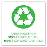 Oxford™ Earthwise by Oxford 100% Recycled Paper Twin-Pocket Portfolio, 100-Sheet Capacity, 11 x 8.5, Natural, 25/Box (OXF78542) 1 Pack of 25