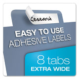 Cardinal® Tabloid-Size Poly Index Divider, 8-Tab, 11 x 17, Assorted, 1 Set (CRD84251) 1 Set of 8