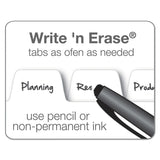 Cardinal® Write 'n Erase Tabloid Index Dividers, 5-Tab, 11 x 17, White, 1 Set (CRD84270) 1 Set of 5