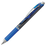 Pentel® EnerGel RTX Gel Pen, Retractable, Bold 1 mm, Blue Ink, Blue/Gray Barrel (PENBL80C) Each