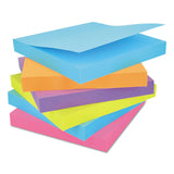 Universal® Self-Stick Note Pads, 3" x 3", Assorted Bright Colors, 100 Sheets/Pad, 12 Pads/Pack (UNV35610) Pack of 12