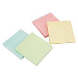 Universal® Self-Stick Note Pads, 3" x 3", Assorted Pastel Colors, 100 Sheets/Pad, 12 Pads/Pack (UNV35669) Pack of 12