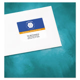 Avery® Vibrant Laser Color-Print Labels w/ Sure Feed, 3 x 3.75, White, 150/PK (AVE6874) Pack of 150