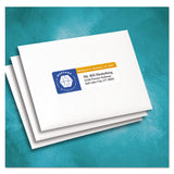 Avery® Vibrant Laser Color-Print Labels w/ Sure Feed, 1.25 x 3.75, White, 300/Pack (AVE6879) Pack of 300