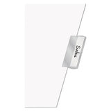 Cardinal® Paper Insertable Dividers, 8-Tab, 11 x 17, White, Clear Tabs, 1 Set (CRD84815) Each