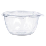 Dart® Tamper-Resistant, Tamper-Evident Bowls with Flat Lid, 16 oz, 5.5" Diameter x 2.7"h, Clear, Plastic, 240/Carton (DCCCTR16BF) Case of 240