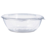 Dart® Tamper-Resistant, Tamper-Evident Bowls with Flat Lid, 48 oz, 8.9" Diameter x 2.8"h, Clear, Plastic, 100/Carton (DCCCTR48BF) Case of 100