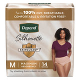 Depend® Silhouette® Female Adult Absorbent Underwear Waistband Style Medium Disposable Heavy Absorbency (1246162_CS) 28/CS