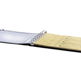 Cardinal® Check Binder Seven-Ring D-Ring Reference, 7 Rings, 1" Capacity, Black (CRD35000) Each