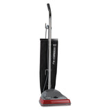 Sanitaire® TRADITION Upright Vacuum SC679J, 12" Cleaning Path, Gray/Red/Black (EURSC679K) Each