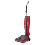 Sanitaire® TRADITION Upright Vacuum SC688A, 12" Cleaning Path, Gray/Red (EURSC688B) Each