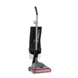 Sanitaire® TRADITION Upright Vacuum SC689A, 12" Cleaning Path, Gray/Red/Black (EURSC689B) Each