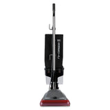 Sanitaire® TRADITION Upright Vacuum SC689A, 12" Cleaning Path, Gray/Red/Black (EURSC689B) Each