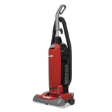 Sanitaire® FORCE QuietClean Upright Vacuum SC5815D, 15" Cleaning Path, Red (EURSC5815E) Each
