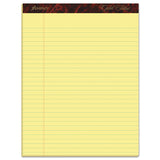 Ampad® Gold Fibre Quality Writing Pads, Wide/Legal Rule, 50 Canary-Yellow 8.5 x 11.75 Sheets, Dozen (TOP20020) 1 Dozen