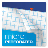 Ampad® Quad Double Sheet Pad, Quadrille Rule (4 sq/in), 100 White 8.5 x 11.75 Sheets (TOP20210) 1 Pad