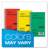 Ampad® Memo Books, Narrow Rule, Randomly Assorted Cover Color, (50) 5 x 3 Sheets (TOP25095) Each