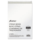 Ampad® Steno Pads, Gregg Rule, Tan Cover, 60 Green-Tint 6 x 9 Sheets (TOP25270) Each