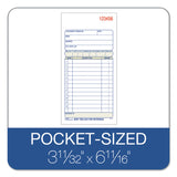 Adams® 2-Part Sales Book, 12 Lines, Two-Part Carbon, 3.38 x 6.69, 50 Forms Total (ABFDC3705) Each