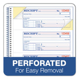 Adams® TOPS Money/Rent Receipt Book, Two-Part Carbon, 7 x 2.75, 4 Forms/Sheet, 200 Forms Total (ABFSC1182) Each