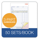 Adams® TOPS Sales/Order Book, Three-Part Carbonless, 7.95 x 5.56, 50 Forms Total (ABFTC5805) Each