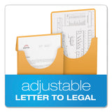 Pendaflex® Expandable Kraft Retention Jackets, Straight Tab, Letter/Legal Size, Brown, 100/Box (PFXJ044) Pack of 100