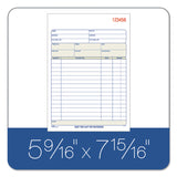 TOPS™ Sales Order Book, Two-Part Carbonless, 7.94 x 5.56, 50 Forms Total (TOP46500) Each
