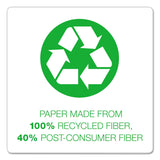 TOPS™ Second Nature Single Subject Wirebound Notebooks, Narrow Rule, Green Cover, (80) 8 x 5 Sheets (TOP74108) Each