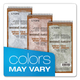 TOPS™ Second Nature Recycled Notepads, Gregg Rule, Randomly Assorted Cover Colors, 70 White 4 x 8 Sheets (TOP74130) Each