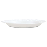 Dart® Concorde Foam Plate, 6" dia, White, 1,000/Carton (DCC6PWCR) Case of 1000