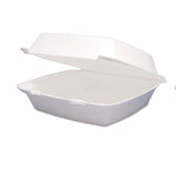 Dart® Foam Hinged Lid Containers, 9.25 x 9.5 x 3, 200/Carton (DCC95HT1R) Case of 200