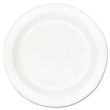 Dart® Concorde Foam Plate, 9" dia, White, 125/Pack, 4 Packs/Carton (DCC9PWCR) Case of 500