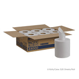 Georgia Pacific® Professional Pacific Blue Select 2-Ply Center-Pull Perf Wipers, 2-Ply, 8.25 x 12, White, 520/Roll, 6 Rolls/Carton (GPC44000) 6 Rolls