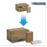 Georgia Pacific® Professional Pacific Blue Basic C-Fold Paper Towel, 1-Ply, 10.1 x 12.7, White, 240/Pack, 10 Packs/Carton (GPC25190) Case of 2400