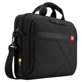 Case Logic® Diamond Laptop Briefcase, Fits Devices Up to 17", Nylon, 17.3 x 3.2 x 12.5, Black (CLG3201434)