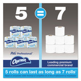 Charmin® Commercial Bathroom Tissue, Septic Safe, Individually Wrapped, 2-Ply, White, 450 Sheets/Roll, 75 Rolls/Carton (PGC71693) Case of 75