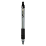 Zebra® Z-Grip Ballpoint Pen, Retractable, Medium 1 mm, Black Ink, Clear/Black Barrel, 24/Pack (ZEB12221) Pack of 24
