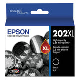 Epson® T202XL120-S (202XL) Claria High-Yield Ink, 550 Page-Yield, Black (EPST202XL120S) Each